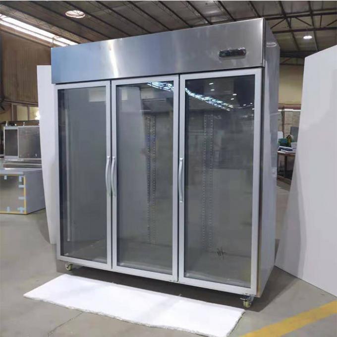 Aufrechter Glastür-Kühler der Luftkühlungs-Tür-650W 3 2