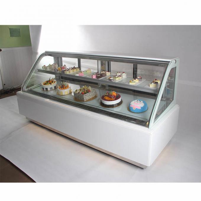 Ebene legt Handelsbäckerei-Anzeigen-Kühlschrank der bäckerei-900W der Ausrüstungs-1.8m beiseite 0