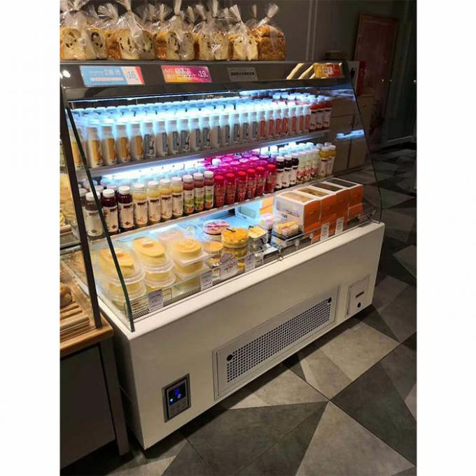 Kühlschrank-Schaukasten der Luftkühlungs-Bäckerei-1000W für Sandwich 0