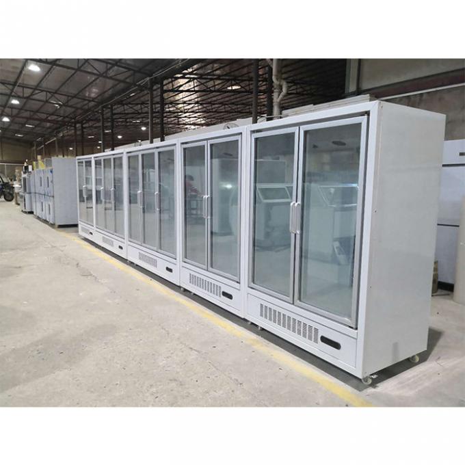 Handelsglastür-Kühlvorrichtungs-Glasanzeigen-Kühlschrank 1600L 800W 0