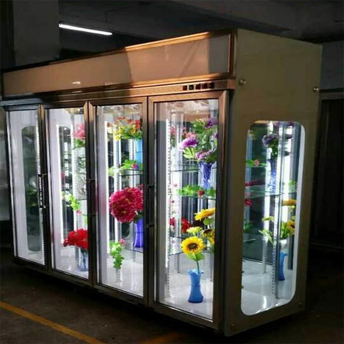 3 Glaskundenspezifischer Handelskühlschrank der tür-600W 1