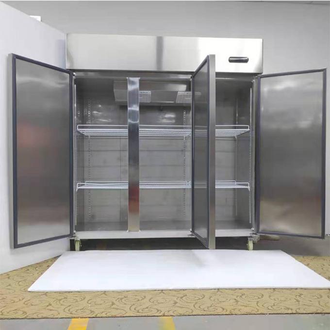 EDELSTAHL-Kühlschrank-Gefrierschrank ODM R134A Handels 1