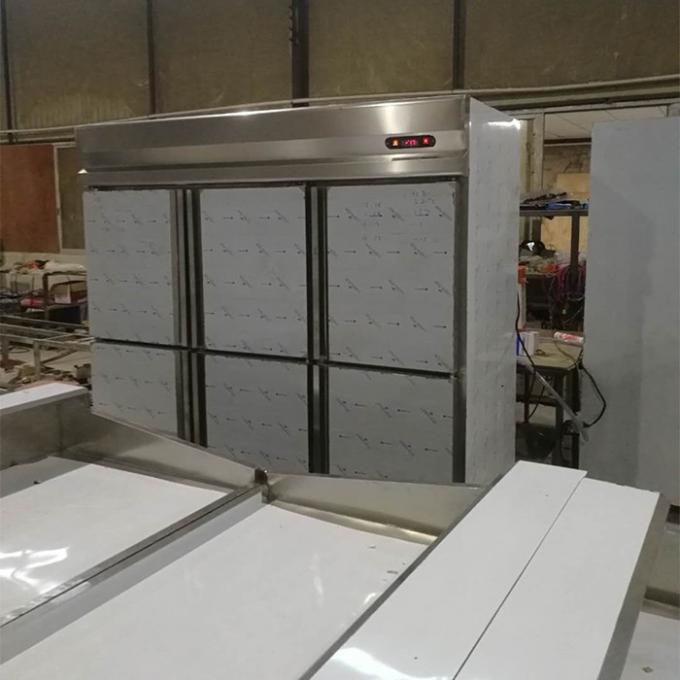 880W 6 Door Commercial Stainless Steel Refrigerator Freezer 2