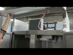 4 Türen 300W kommerzielle Edelstahl Kühlschrank Gefrierschrank