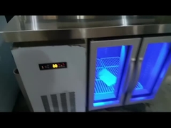 Salat-/Pizza-Tisch mit Abdeckung