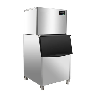 Volumen 220V Edelstahl Eiswürfelmacher ETL/NSF zertifiziertes Luftkühlsystem 342 Eiswürfel Tray