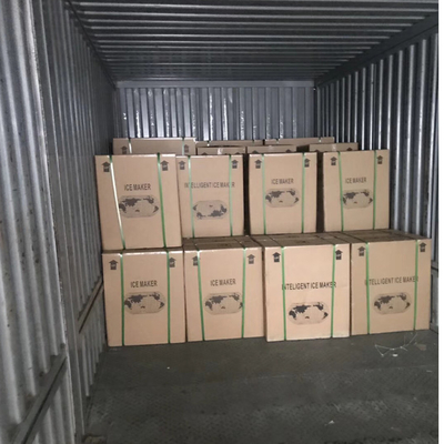 Guangzhou produziert 500 kg bis 1000 kg kommerzielle Eiswürfelmaschine mit CE-Lüfterkühlung für Eisfabriken und Clubs