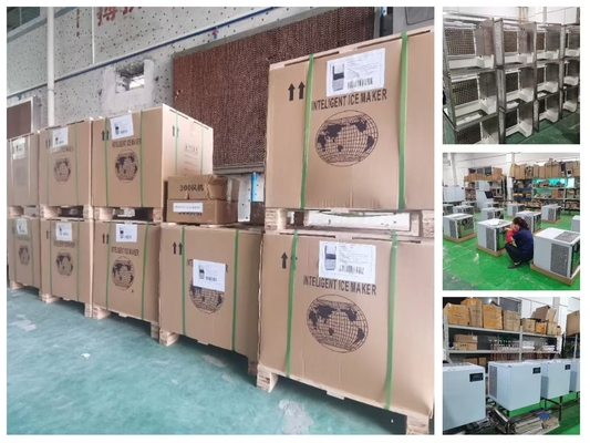 CE-zertifizierte Eismaschine mit hoher Produktion von 500 kg bis 1000 kg