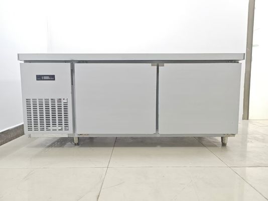 1.8M Untertischkühlgerät Gewerblicher Kühlschrank Arbeitsbank für Küche Edelstahltisch