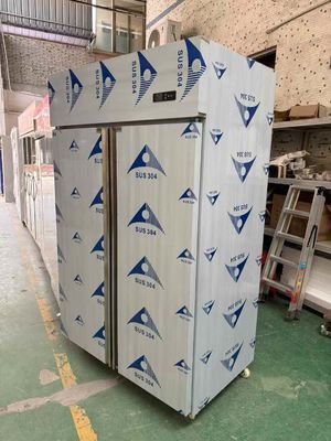 Gewerblicher Kühlschrank aus Edelstahl 304