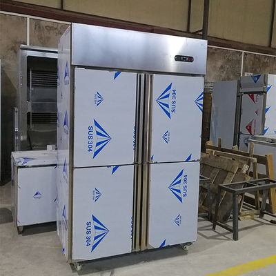 Automatisch entfrosten Sie Tür-Kühlschrank-Gefrierschrank R404A 1000L 4