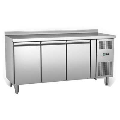 6ft Handelskühlschrank-Gefrierschrank Edelstahl-550L