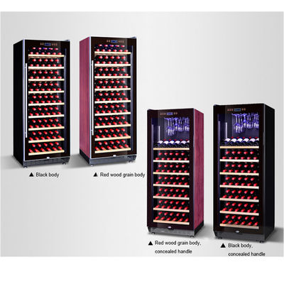 110 Flaschen blauer LED Weinkeller-Kühlschrank