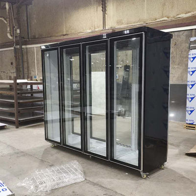 Reichweite 2500L im Glastür-Kühlschrank der Kühlvorrichtungs-4 für Mini-Markt
