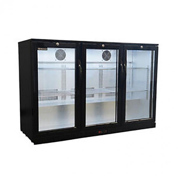 dreifache Glastür 220W Handelsventilator-Abkühlen des kühlschrank-Gefrierschrank-220V 50Hz 0