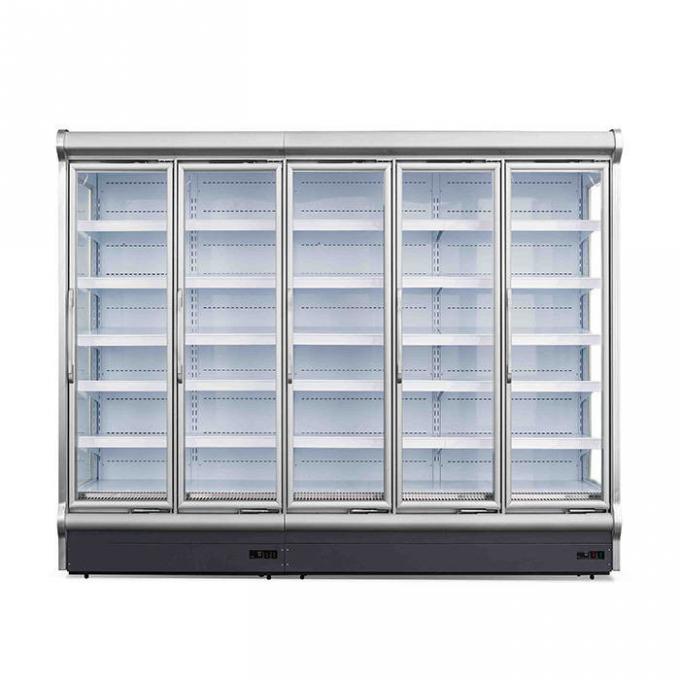 Glassupermarkt-Abkühlungs-Ausrüstungen der tür-380V 0