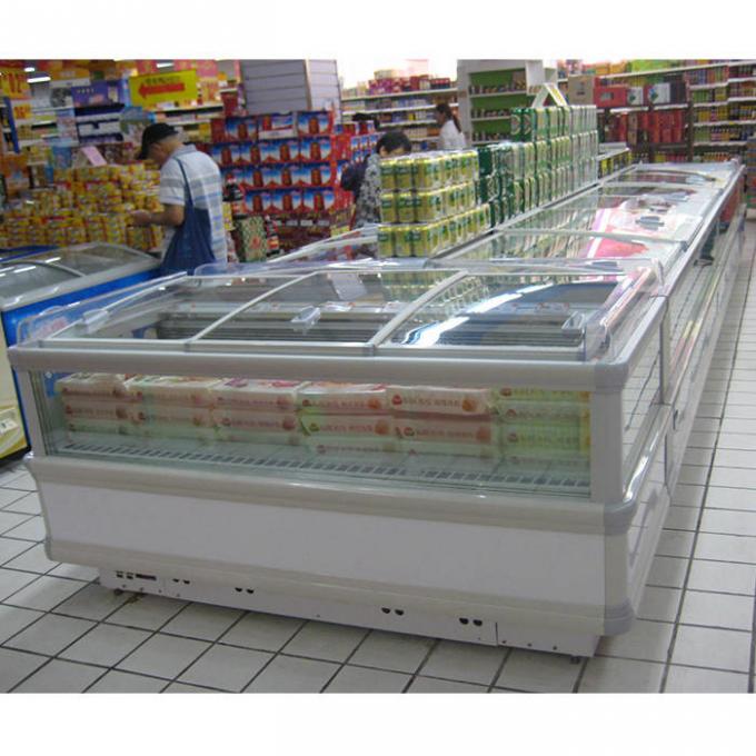 Oberster offener kommerzieller tiefer Kühlschrank für Anzeigen-Tiefkühlkost 2