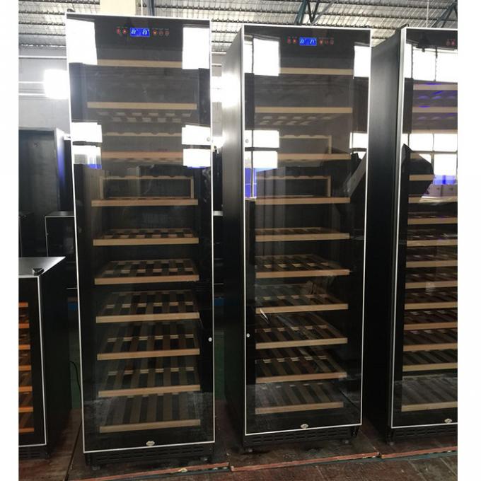 Kompressor, der 230 Flaschen-einzelnen Zonen-Wein-Kühlschrank abkühlt 0