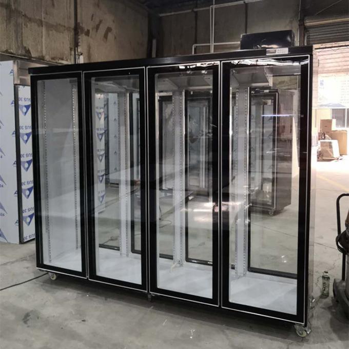 Reichweite 2500L im Glastür-Kühlschrank der Kühlvorrichtungs-4 für Mini-Markt 0