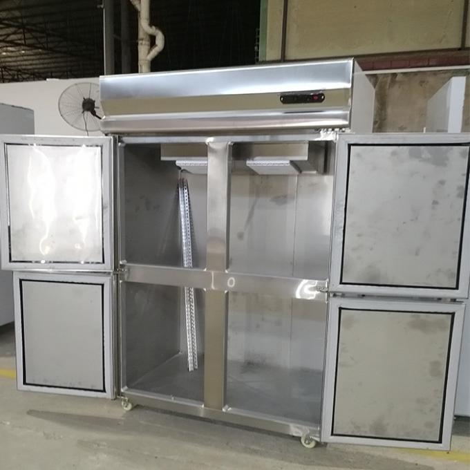 Automatisch entfrosten Sie Tür-Kühlschrank-Gefrierschrank R404A 1000L 4 2